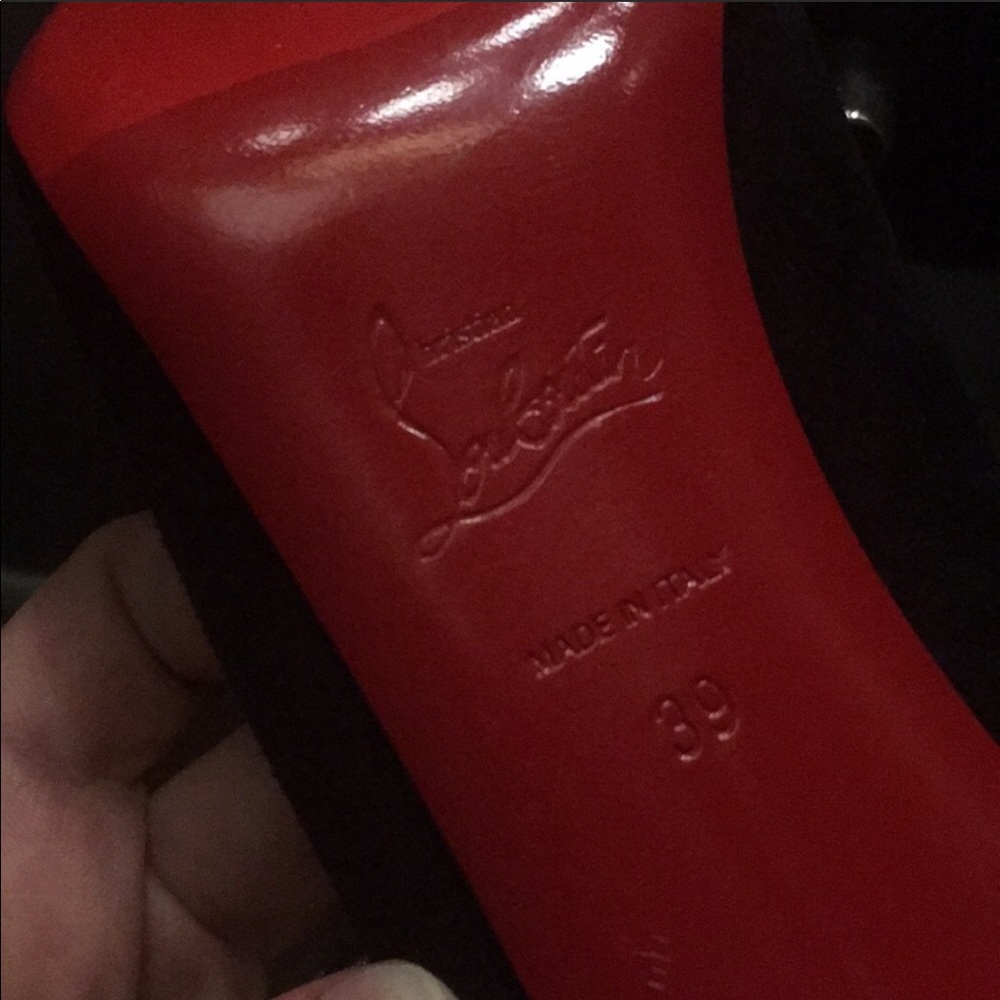 Sling heel Louboutin - Picture 5 of 6